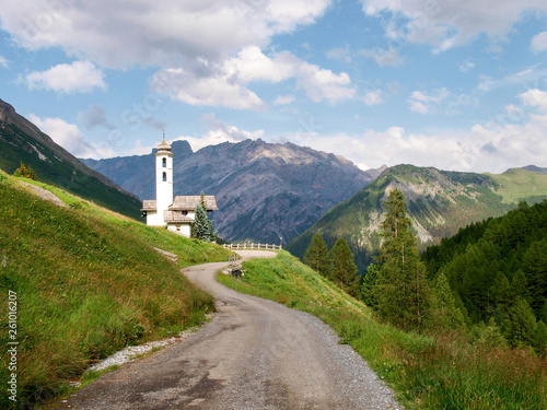 Small church in the Val Federia