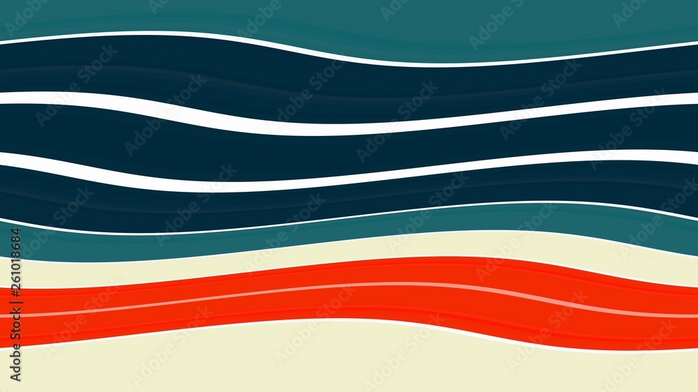 Fototapeta premium abstract colorful wave background with lines and stripes. background for banner, brochures graphic or concept design.
