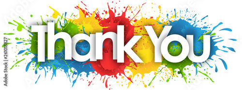 thank you word in splash’s background