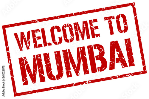 welcome to Mumbai stamp