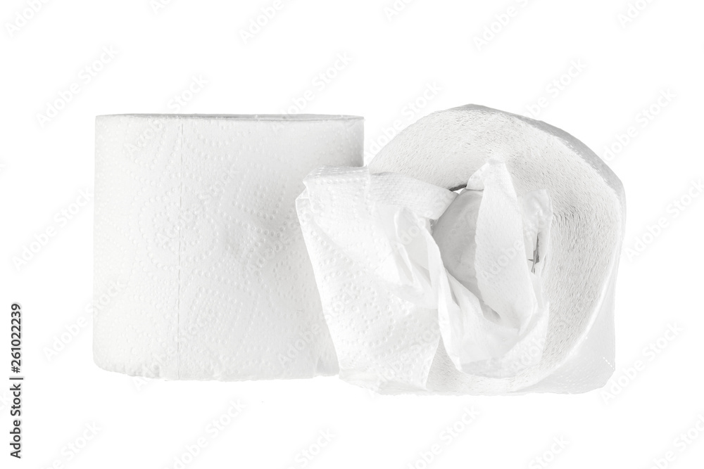 toilet paper isolated on white background toilet paper isolated on white background