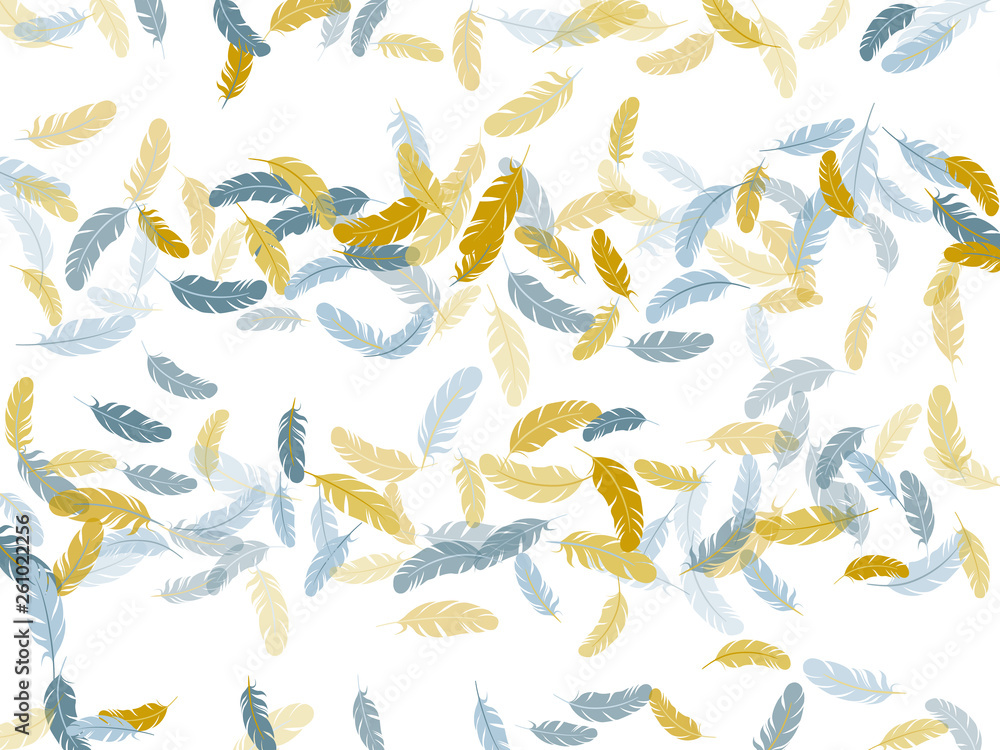 Fluffy twirled feathers on white design. Fluffy twirled feathers on white design.