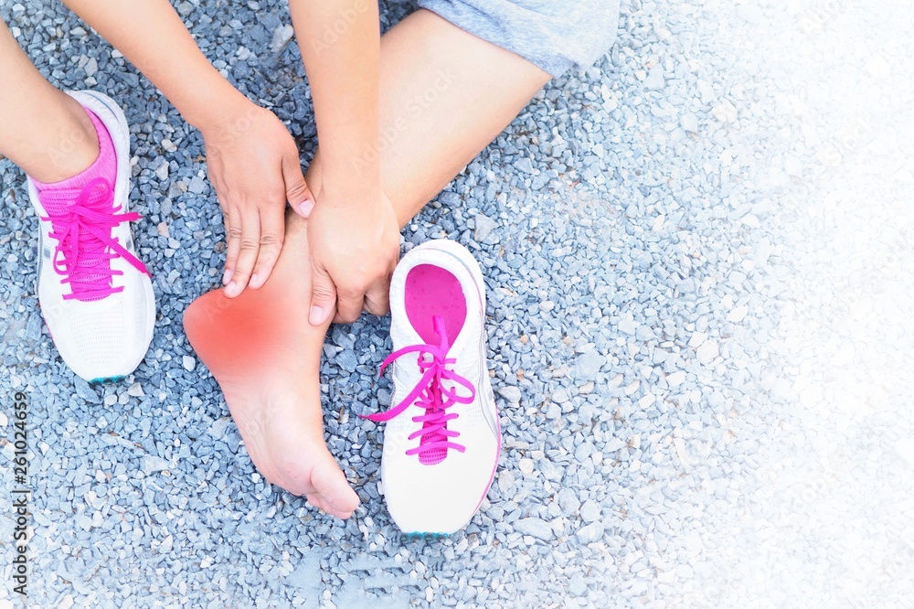 Εκτύπωση καμβά Heel pain and foot (plantar fasciitis)
