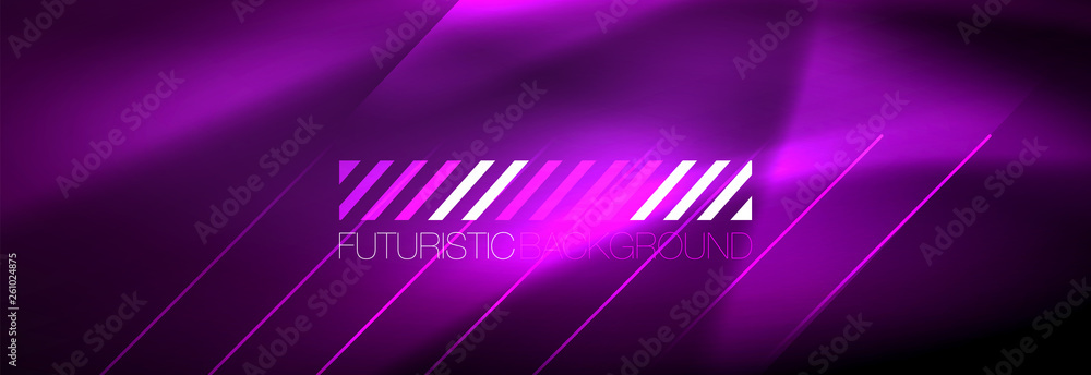 Shiny glowing lights neon color design background Shiny glowing lights neon color design background