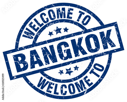 welcome to Bangkok blue stamp