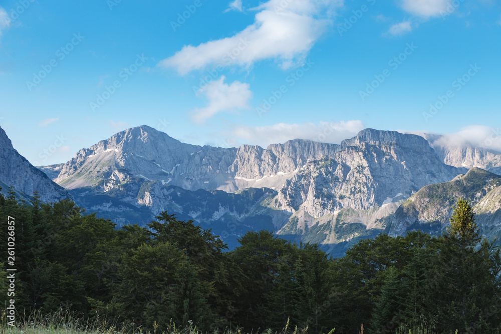 Clouds peak mountain,nature shape Clouds peak mountain,nature shape