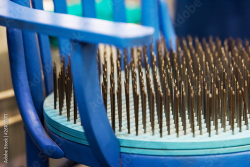 Fotografie Chair with nails on the seat