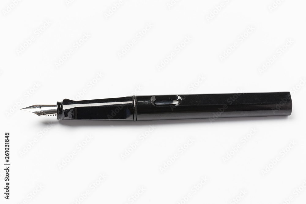 Fountain pen isolated on white background Fountain pen isolated on white background