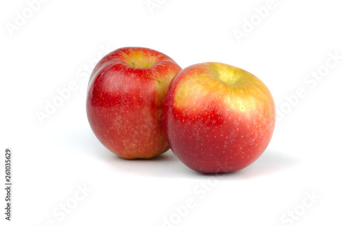 Fresh Apples isolated on white background. © Ken