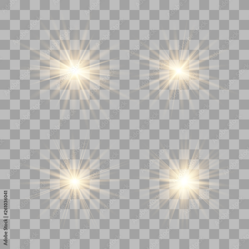 Gold glow light effect. Gold glow light effect.