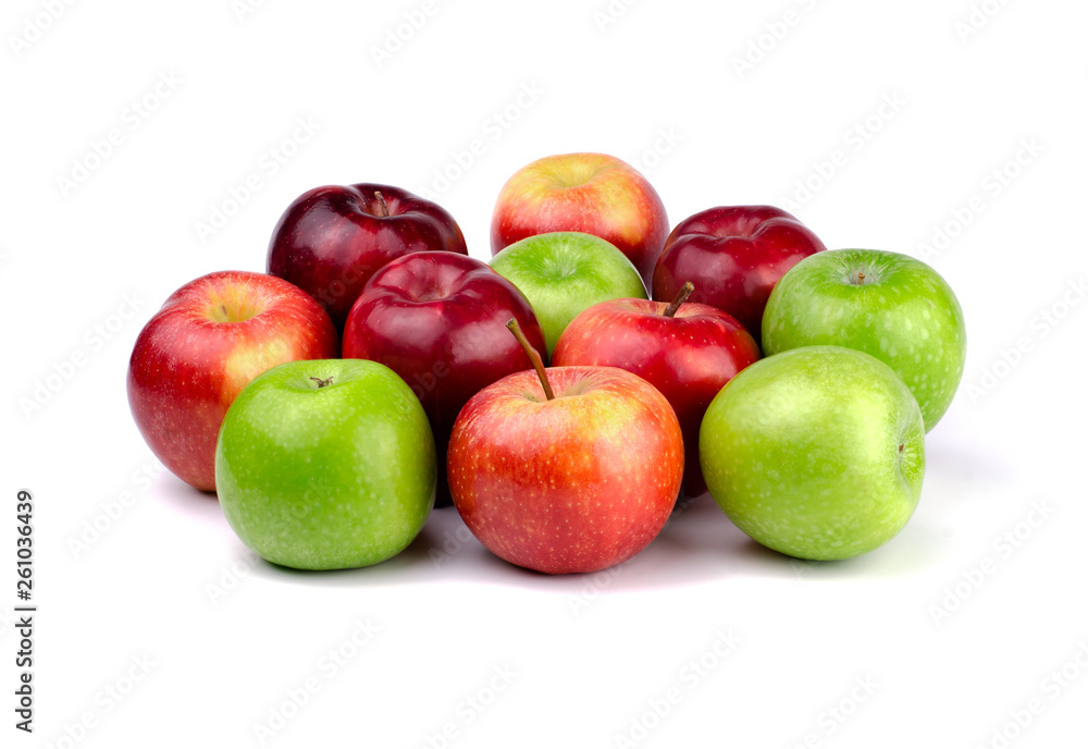 Fresh Apples isolated on white background. Fresh Apples isolated on white background.