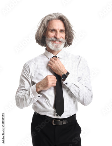 Handsome mature businessman...