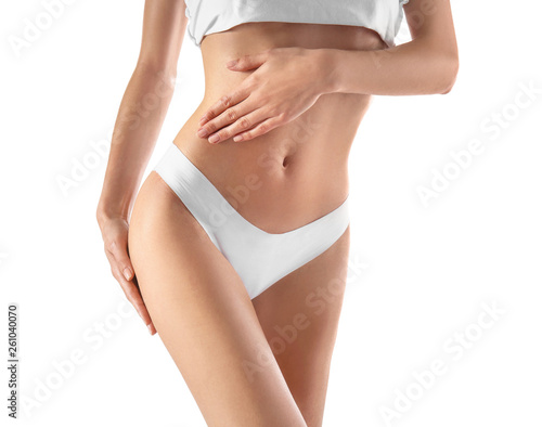 Beautiful young woman after...