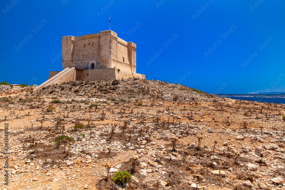 Saint Mary's tower at Comino, Malta