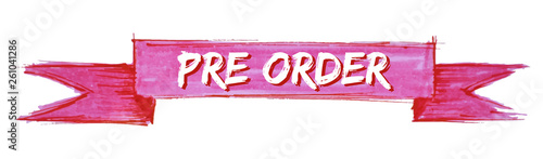 pre order ribbon
