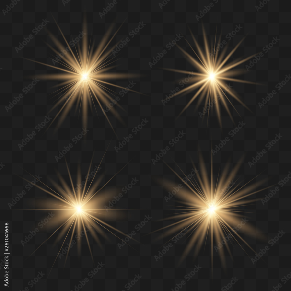 Gold glow light effect. Gold glow light effect.