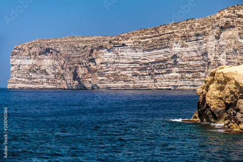 Xlendi reef at Gozo  Malta