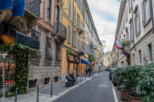 Beautiful street in Milan