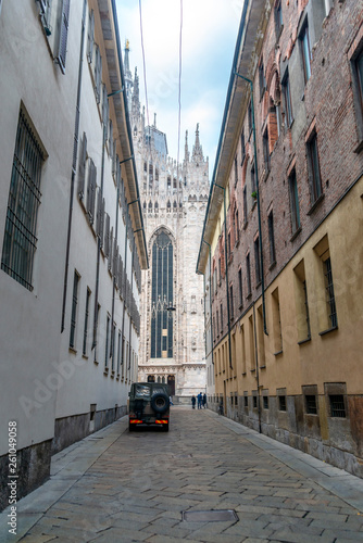 Fototapeta Naklejka Na Ścianę i Meble -  Street in Milan