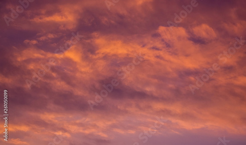 Fototapeta Naklejka Na Ścianę i Meble -  Red dark dramatic sky at sunset, background for design_