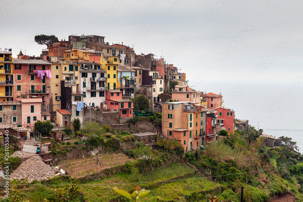 Corniglia village in Cinque Terre, Italy.