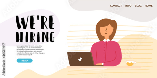 Vacancy for a workplace.