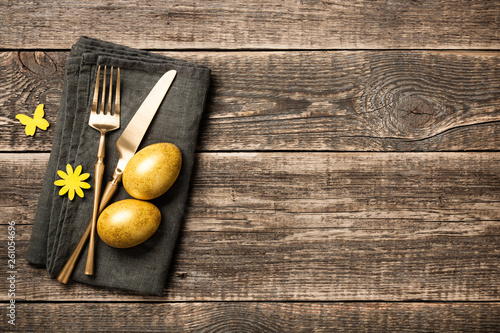 Easter setting table