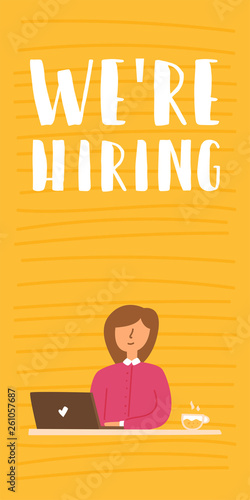 Vacancy for a workplace.