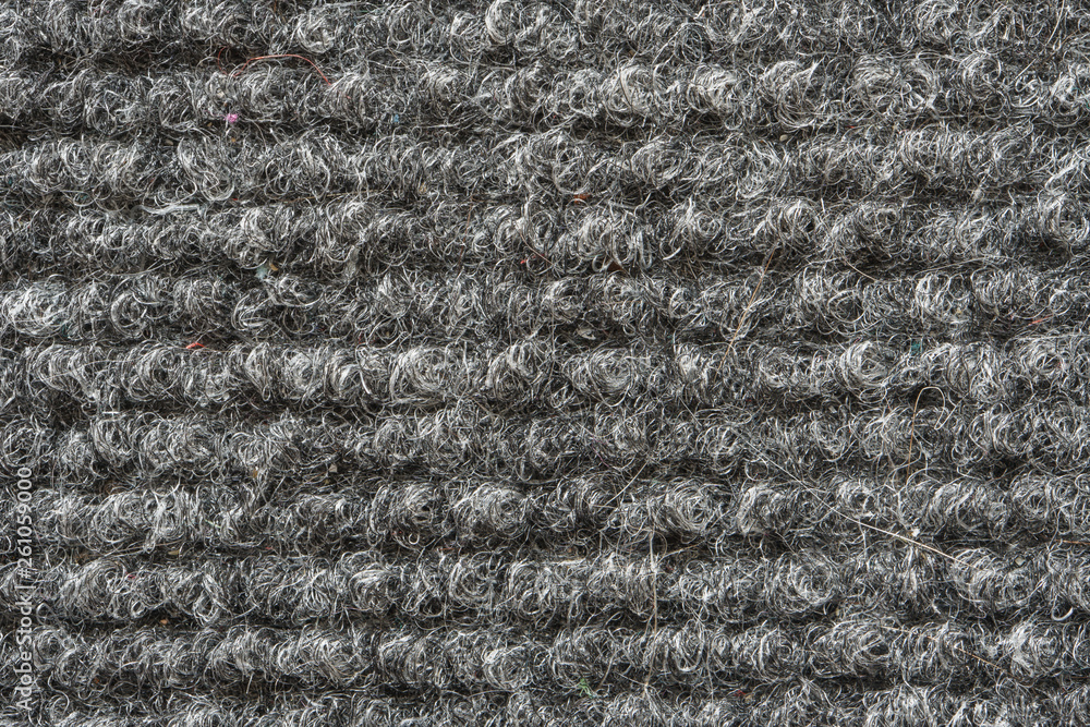 Texture of the Gray Nylon Carpet. Textile Background with Copy Space Texture of the Gray Nylon Carpet. Textile Background with Copy Space