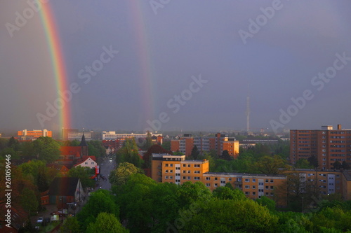 regenbogen über hannover