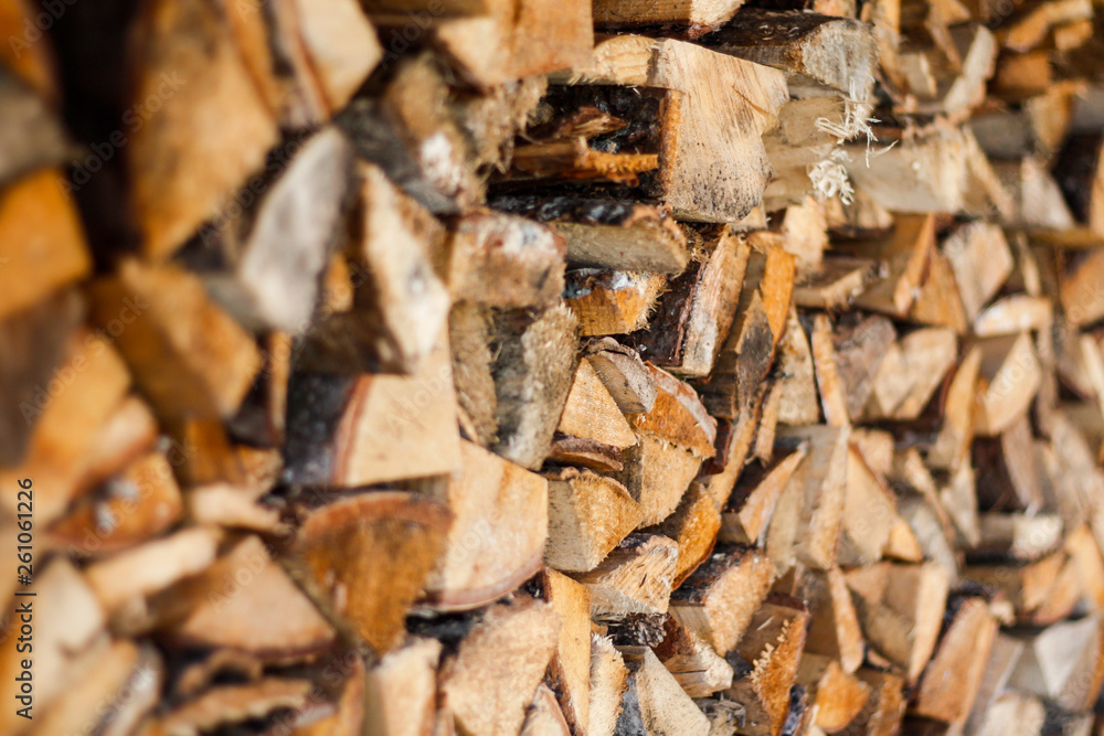 Beautiful countryside view of stacked texture wood. Beautiful countryside view of stacked texture wood.