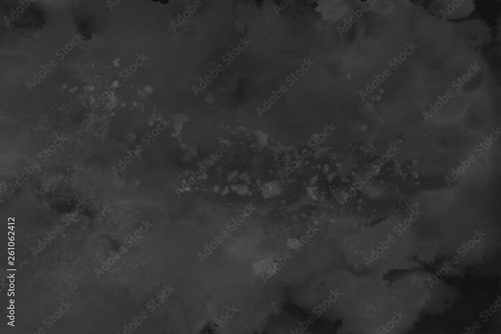 Black watercolor and ink paper textures on white background. Chaotic stylish abstract organic design. Black watercolor and ink paper textures on white background. Chaotic stylish abstract organic design.
