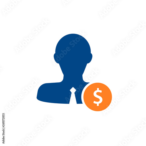 Labor cost concept icon. Clipart image isolated on white background