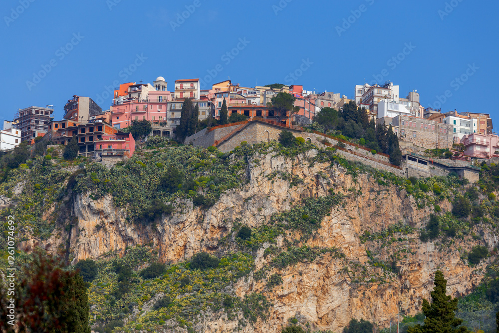 Italy. Village of Castelmola.