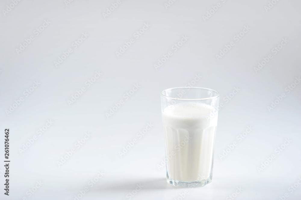 Protein shake for playing sports. Light background close up. Free space to place text. Negative space. Protein shake for playing sports. Light background close up. Free space to place text. Negative space.