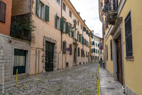 The street in Udine's old town, Italy © anilah