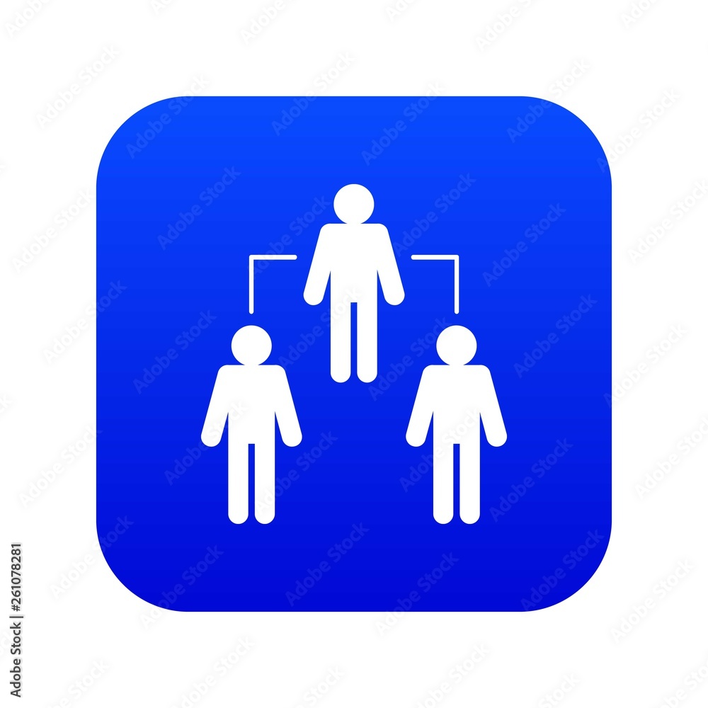 Social network social network icon digital blue for any design isolated on white vector illustration Social network social network icon digital blue for any design isolated on white vector illustration