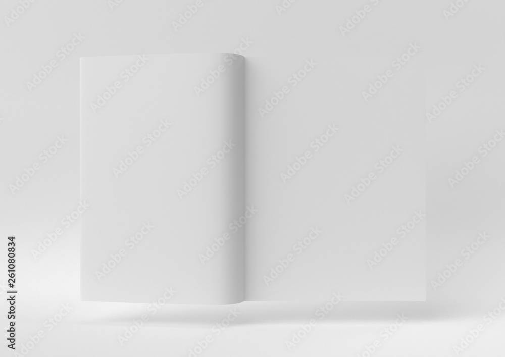 Creative minimal paper idea. Concept white Book with white background. 3d render, 3d illustration. Creative minimal paper idea. Concept white Book with white background. 3d render, 3d illustration.