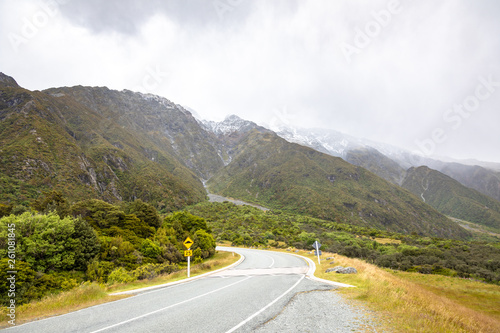 road to horizon New Zealand south island