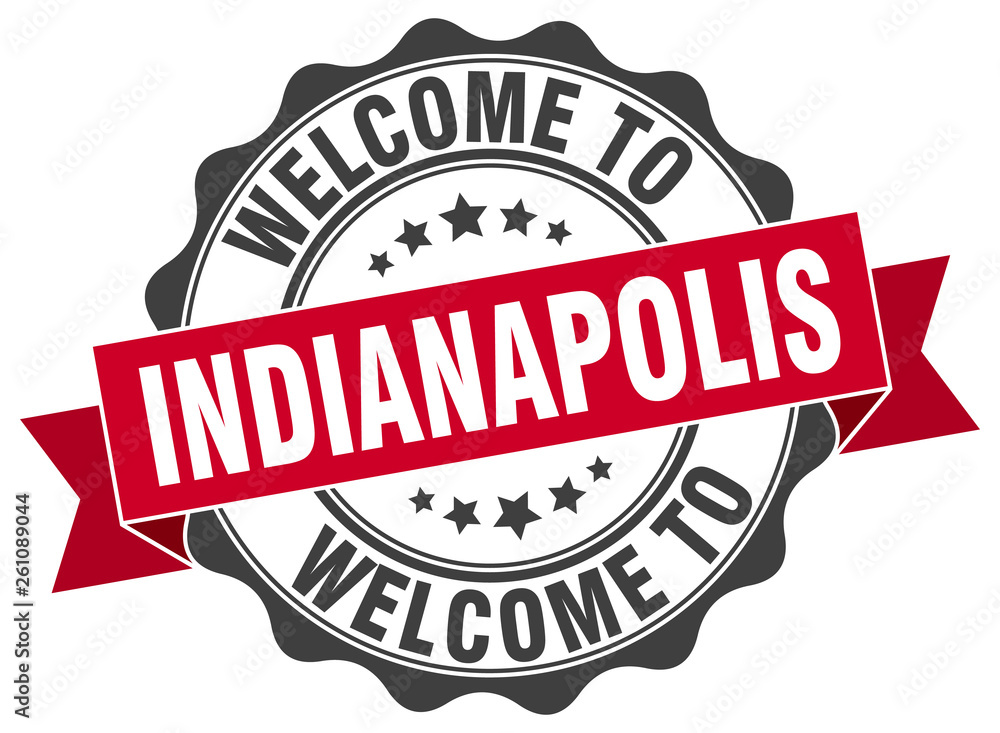 Indianapolis round ribbon seal Indianapolis round ribbon seal