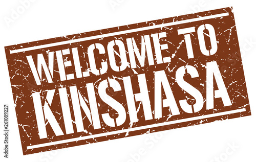 welcome to Kinshasa stamp