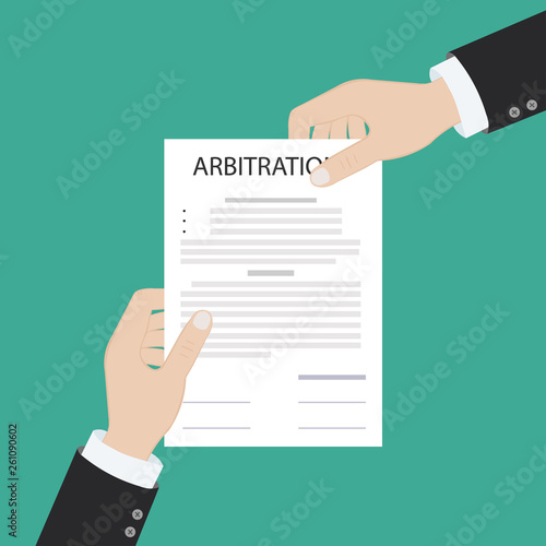 arbitration law dispute legal resolution conflict
