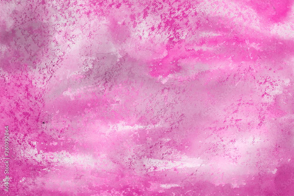 Pink watercolor and ink paper textures on white background. Chaotic stylish abstract organic design. Pink watercolor and ink paper textures on white background. Chaotic stylish abstract organic design.