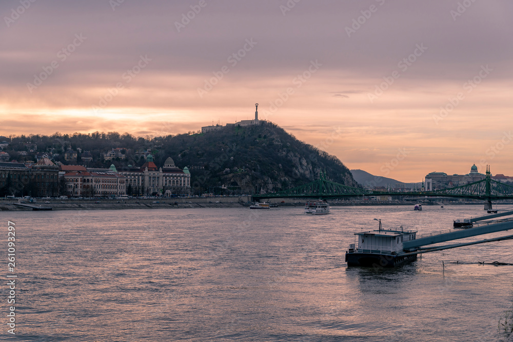 The view on the Danube in Budapest