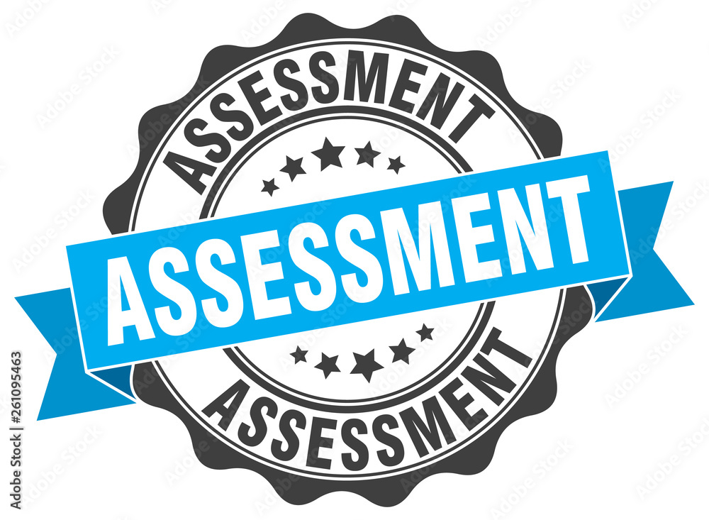 Fototapeta premium assessment stamp. sign. seal