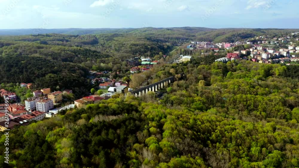 Amazing aerial view of the country side of Istanbul. Amazing aerial view of the country side of Istanbul.