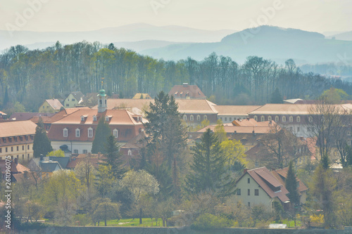 Blick über Herrnhut vom Hutberg aus