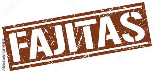 fajitas square grunge stamp