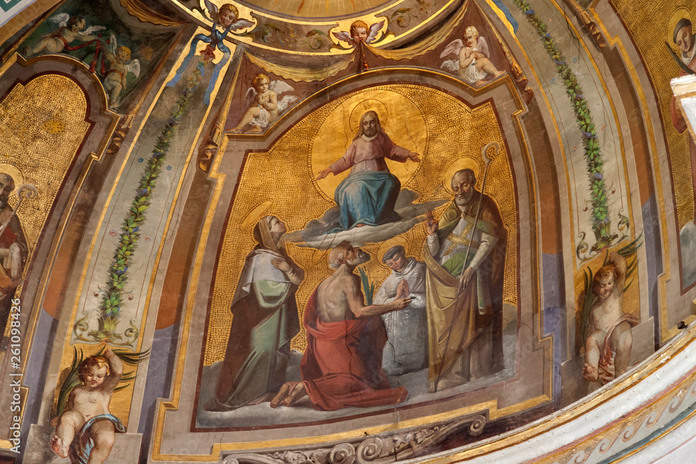 fresco in church