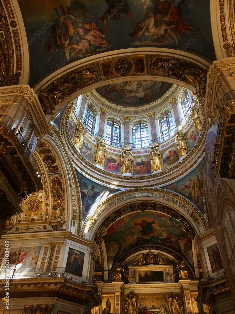 Innenbereich Isaaks Kathedrale in St. Petersburg